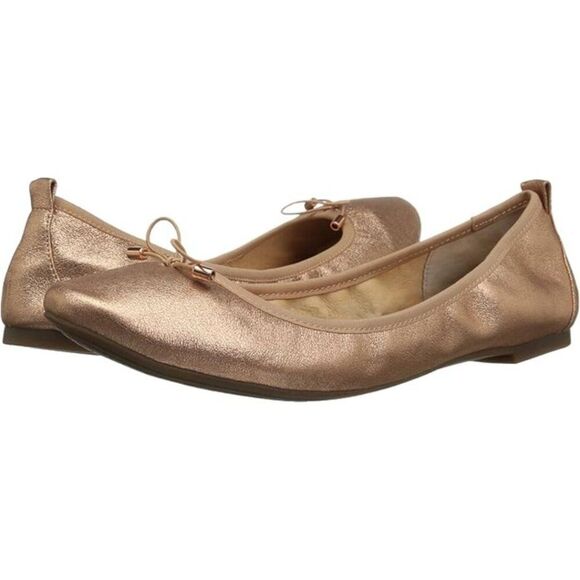 Jessica Simpson Shoes - Jessica Simpson Nalan Metallic Ballet Flats - Size 8, Penny